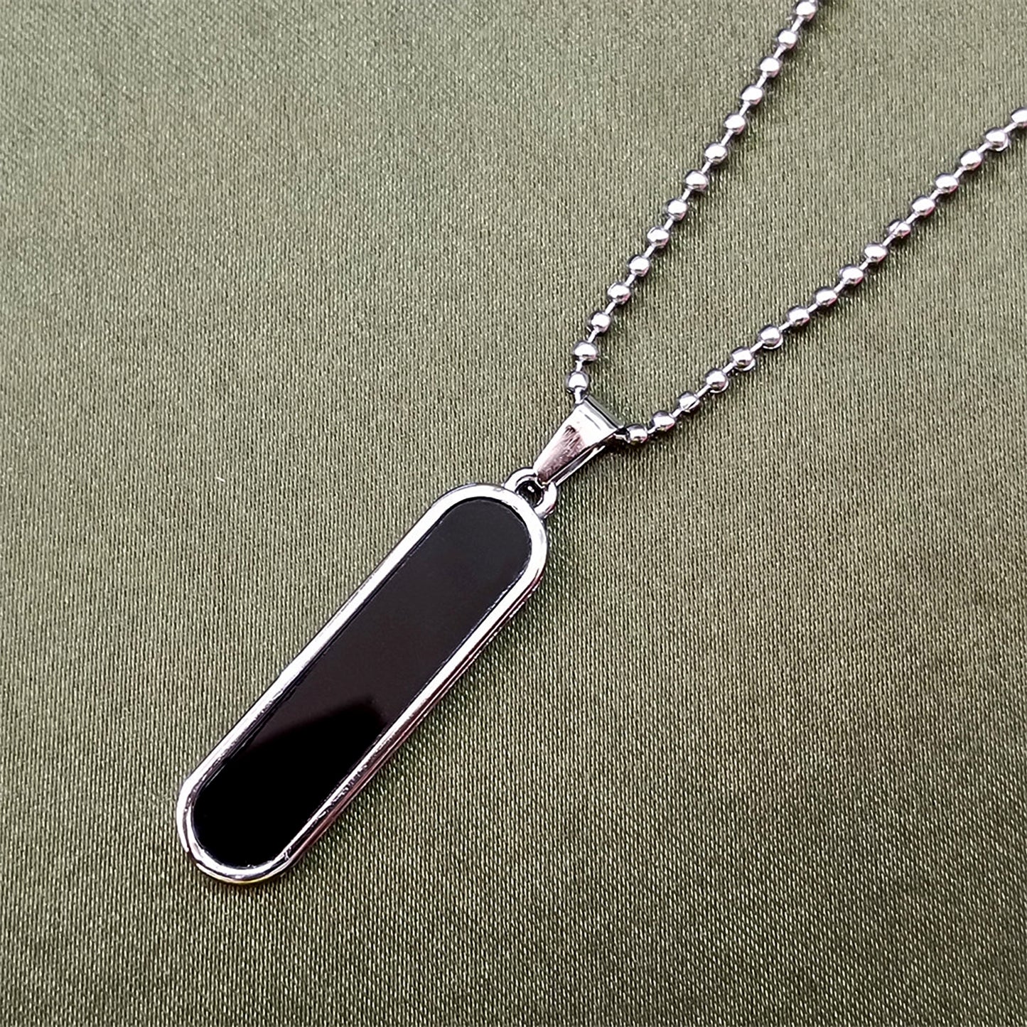 Minimalist Bar Pendant Necklace With Chain (1 Pc)