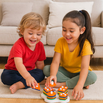 Geometric Stacking Sorter Puzzle Toy