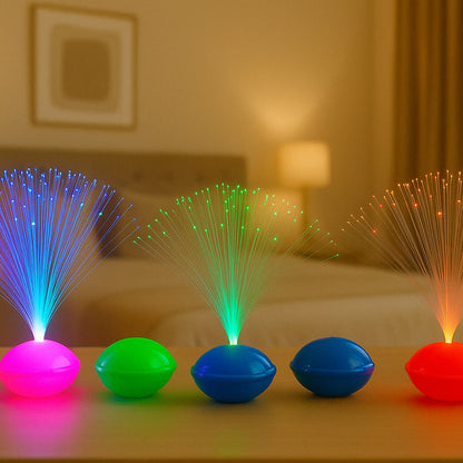 Fiber Optic Led Night Lamps Set (12 Pc)