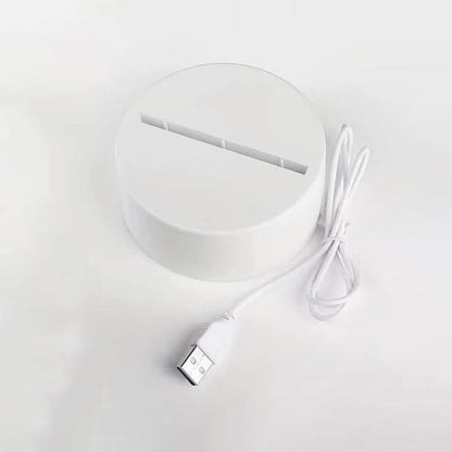 Led Acrylic Writing Message Board Night Lamp With Marker Pen