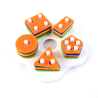 Geometric Stacking Sorter Puzzle Toy