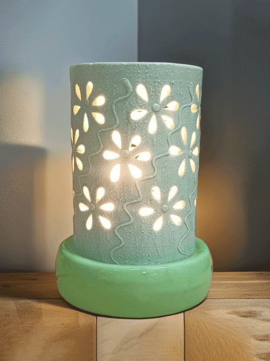 Electric Ceramic Diffuser With Aroma Oil -Cylinder