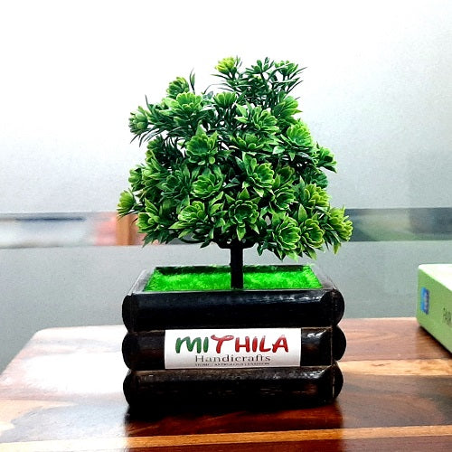 Artificial Bonsai Plant with Elegant BAMBOO FLOWER Pot