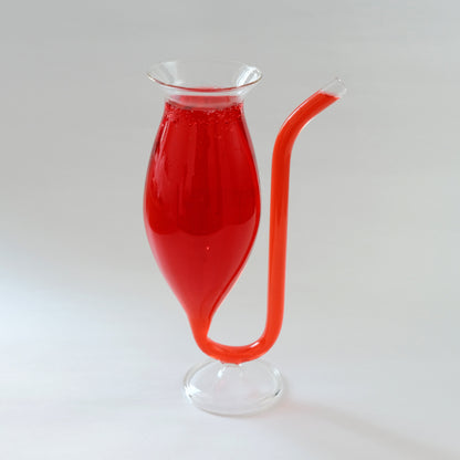 Tail Wine Glass with built-in straw (400 ml)
