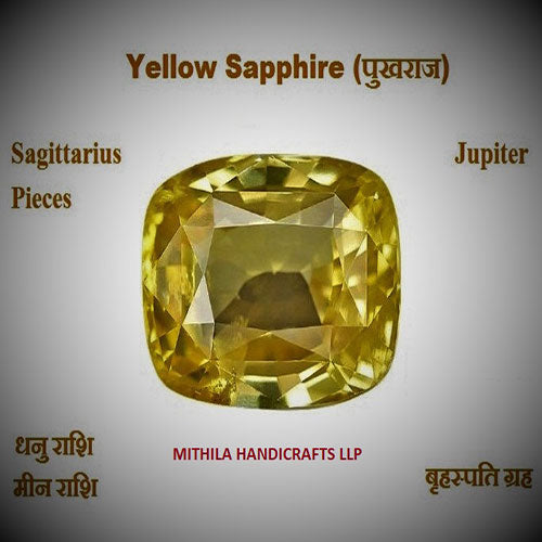 Yellow Sapphire (Pukhraj) Lab Certified