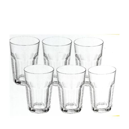 Drinking Water Glass  (230 ml)- Set of 6