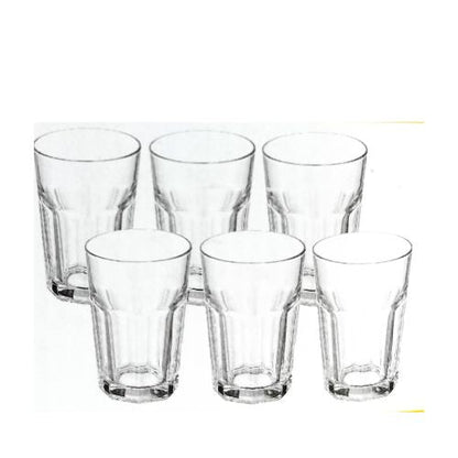 Drinking Water Glass  (230 ml)- Set of 6