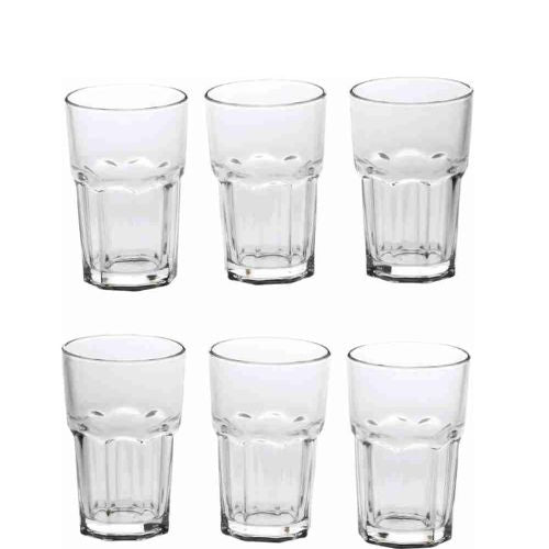 Drinking Water Glass  (230 ml)- Set of 6