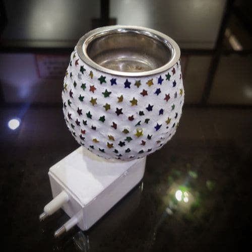 Star Designed Fragrant Mosaic Burner- with four fragrant oil (5ml)