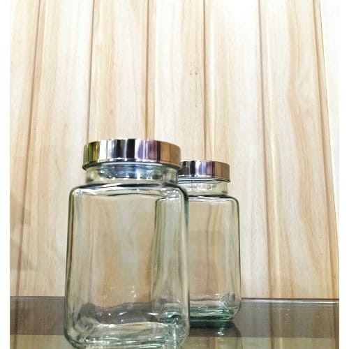 Transparent Storage Jar- Set of 2 (500 ml)