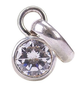 Lab Certified ZIRCON (American Diamond) PENDANT - 92.5% Pure Silver - 5 Crat